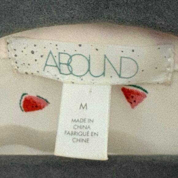 Abound Watermelon Button Up Shirt Novelty Print Size M - Picture 6 of 9